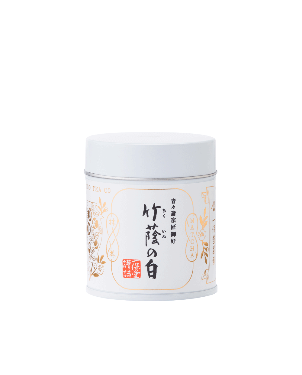 抹茶 竹蔭の白(ちくいんのしろ)40g缶